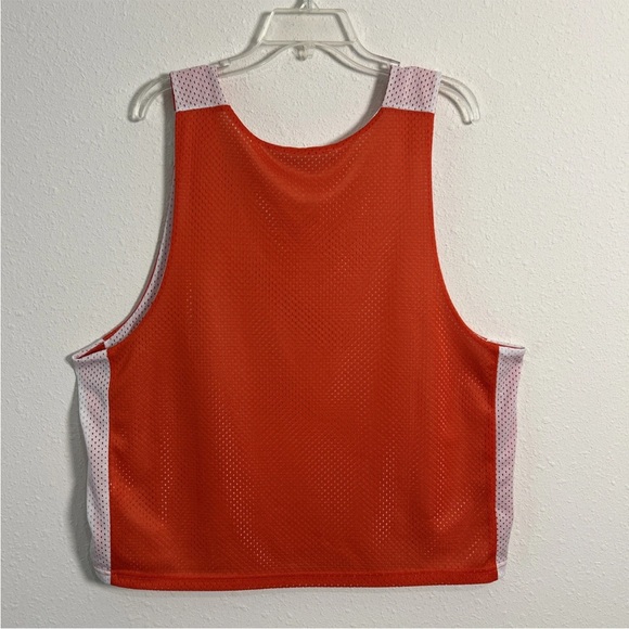 Nike Reversible Orange/White Mesh Dri-Fit Practice Jersey Men’s Lg Basketball - Picture 6 of 14